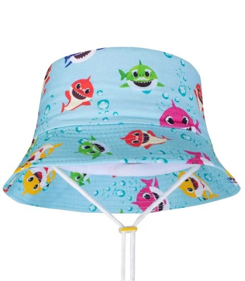 Kapelusz czapka BUCKET HAT nadruk dziecięcy (Niebieski) Kapelusz czapka BUCKET HAT nadruk dziecięcy (Niebieski)