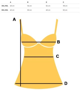 Bluzka top podkoszulka z koronką Elegancka MIKA (Pomarańczowy) 3XL/4XL