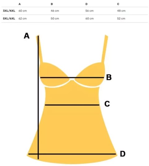Bluzka top podkoszulka z koronką Elegancka MIKA (Pomarańczowy) 3XL/4XL