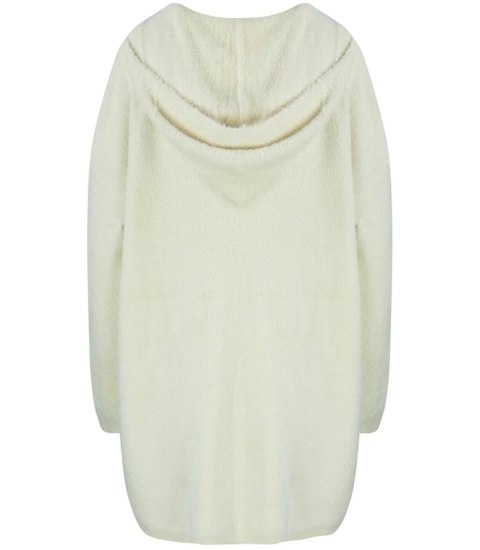 Ciepły płaszczyk ALPAKA Kardigan miś miły przytulny ELA (Beżowy) L/XL Ciepły płaszczyk ALPAKA Kardigan miś miły przytulny ELA (Beżowy) L/XL