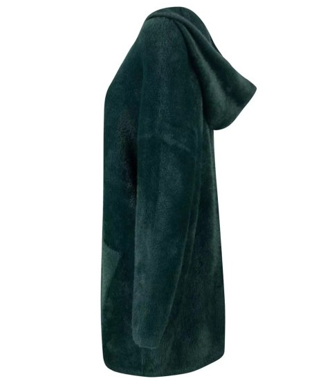 Ciepły płaszczyk ALPAKA Kardigan miś miły przytulny ELA (Zielony) L/XL Ciepły płaszczyk ALPAKA Kardigan miś miły przytulny ELA (Zielony) L/XL