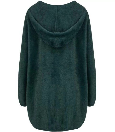 Ciepły płaszczyk ALPAKA Kardigan miś miły przytulny ELA (Zielony) L/XL Ciepły płaszczyk ALPAKA Kardigan miś miły przytulny ELA (Zielony) L/XL