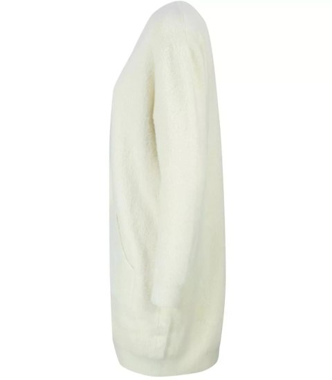 Ciepły płaszczyk kurtka ALPAKA Kardigan Elegancki TINA (Beżowy) L/XL Ciepły płaszczyk kurtka ALPAKA Kardigan Elegancki TINA (Beżowy) L/XL