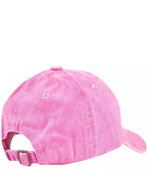 Czapka z daszkiem unisex jednokolorowa destroyed (Różowy) Czapka z daszkiem unisex jednokolorowa destroyed (Różowy)