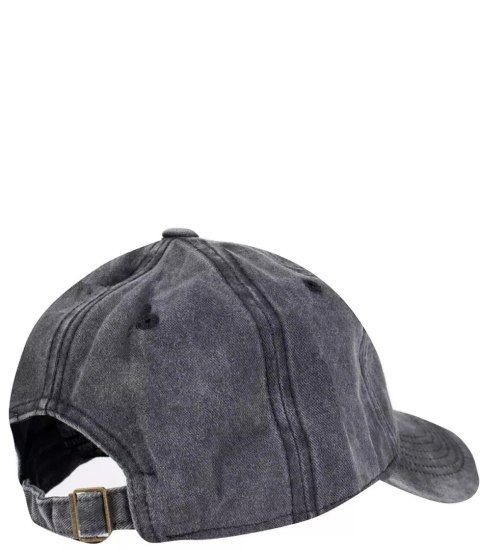 Czapka z daszkiem unisex jednokolorowa destroyed (Szary) Czapka z daszkiem unisex jednokolorowa destroyed (Szary)