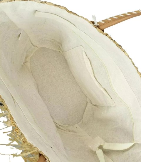 Duży naturalny koszyk torebka frędzle boho Duży naturalny koszyk torebka frędzle boho
