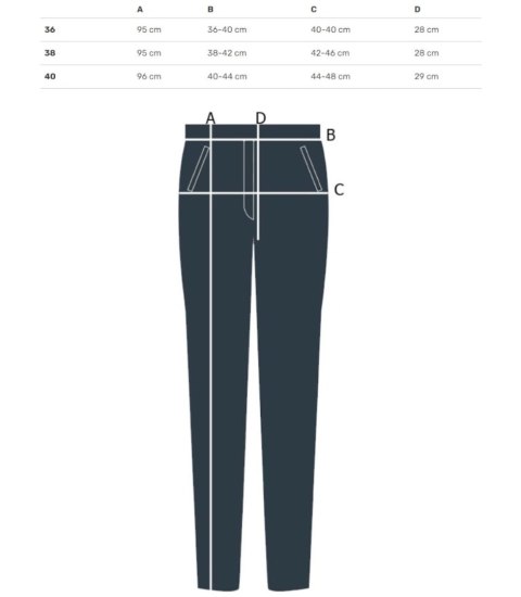 Eleganckie spodnie materiałowe z guzikami MARTA (Zielony) 40 Eleganckie spodnie materiałowe z guzikami MARTA (Zielony) 40