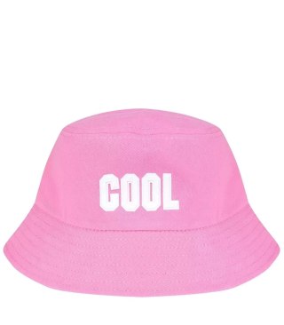 Kapelusz czapka BUCKET HAT z napisem COOL (Różowy)