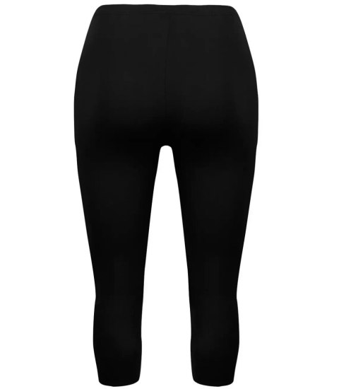 Klasyczne legginsy bezszwowe 3/4 plus size (Czarny) 6XL (52) Klasyczne legginsy bezszwowe 3/4 plus size (Czarny) 6XL (52)