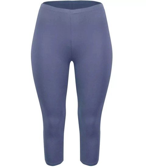 Klasyczne legginsy bezszwowe 3/4 plus size (Fioletowy) 6XL (52) Klasyczne legginsy bezszwowe 3/4 plus size (Fioletowy) 6XL (52)