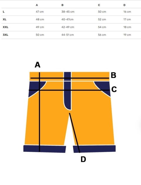 Spodenki szorty kąpielowe w kwiaty i liście (Niebieski) XL (42)