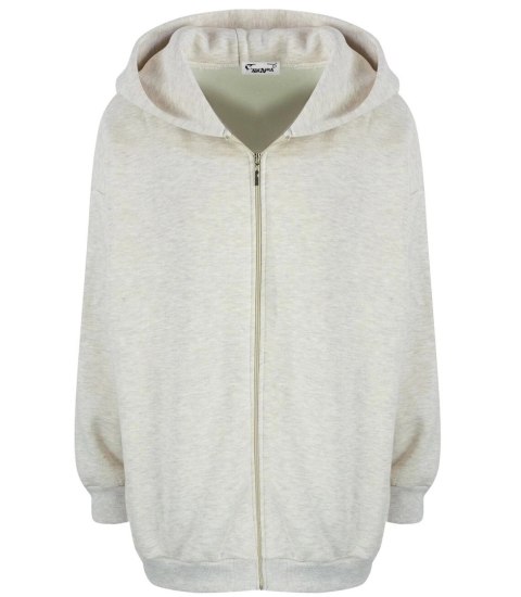 Ciepła bluza unisex oversize nieskończoność (Ecru) L/XL Ciepła bluza unisex oversize nieskończoność (Ecru) L/XL