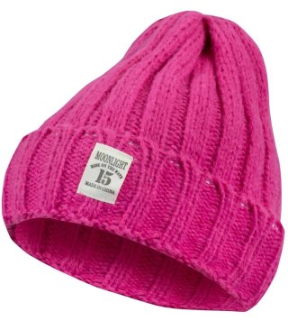 Ciepła czapka unisex Uniwersalna Beanie Jednokolorowa (Różowy)