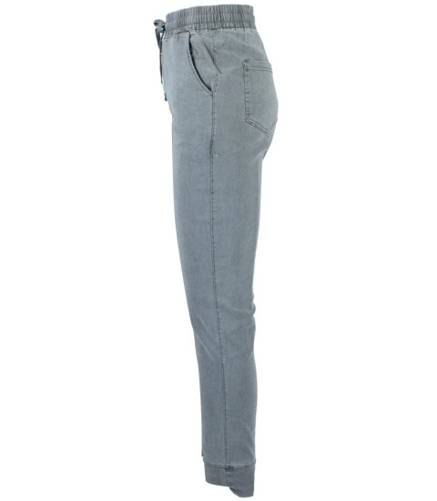Damskie spodnie jegginsy tregginsy skinny ala jeans KIM (Szary) 5XL (50) Damskie spodnie jegginsy tregginsy skinny ala jeans KIM (Szary) 5XL (50)
