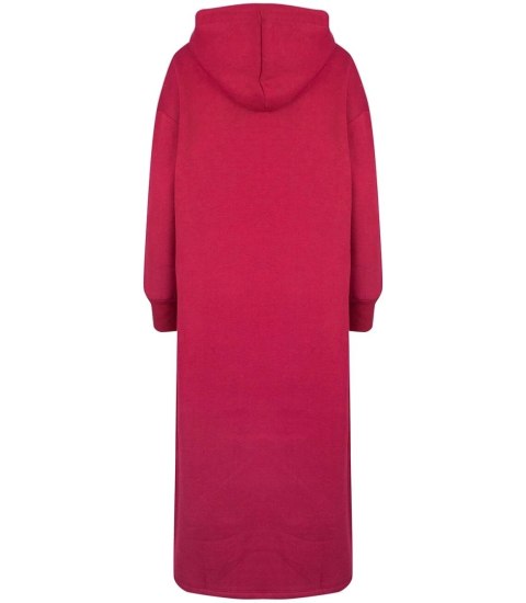 Długa bluza sukienka dresowa ciepła AGATA (Bordowy) Długa bluza sukienka dresowa ciepła AGATA (Bordowy)