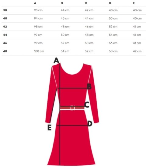 Elegancka sukienka o kroju marynarki Pasek w talii Złote guziki ARIEL (Czarny) 42