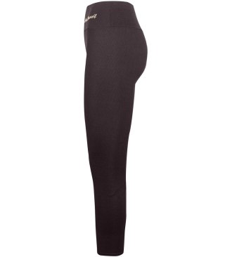 Prążkowane legginsy damskie bezszwowe ANIKA (Brązowy) S/M