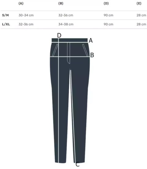 Prążkowane legginsy damskie bezszwowe ANIKA (Brązowy) S/M