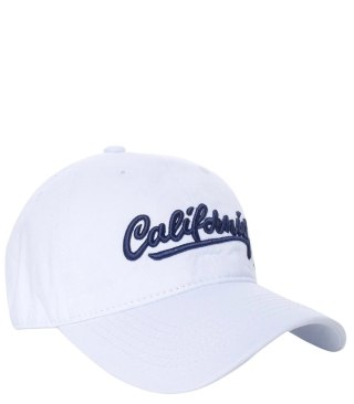 Czapka z daszkiem haft ozdobiona napisem CALIFORNIA (Biały)