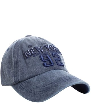 Czapka z daszkiem męska haft New York 92 Vintage (Granatowy)