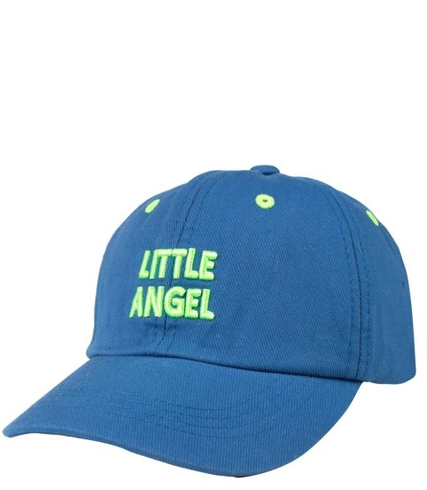 Dziecięca czapka z daszkiem ozdobiona haftem LITTLE ANGEL (Niebieski) Dziecięca czapka z daszkiem ozdobiona haftem LITTLE ANGEL (Niebieski)