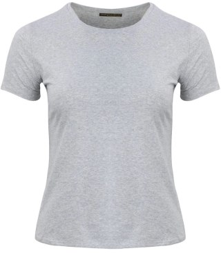 Bluzka koszulka t-shirt top bawełniana (Szary) 2XL/3XL