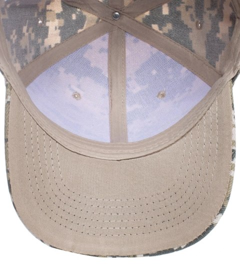 Czapka z daszkiem moro Unisex zapinana na rzep (Wielokolorowy) Czapka z daszkiem moro Unisex zapinana na rzep (Wielokolorowy)
