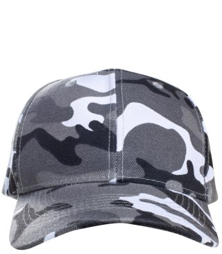 Czapka z daszkiem moro Unisex zapinana na rzep (Wielokolorowy)