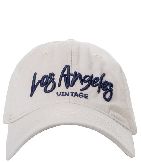 Czapka z daszkiem unisex z haftem LOS ANGELES (Beżowy) Czapka z daszkiem unisex z haftem LOS ANGELES (Beżowy)