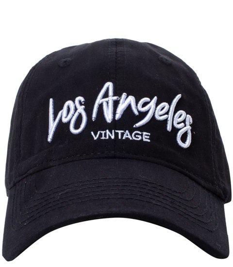 Czapka z daszkiem unisex z haftem LOS ANGELES (Czarny) Czapka z daszkiem unisex z haftem LOS ANGELES (Czarny)