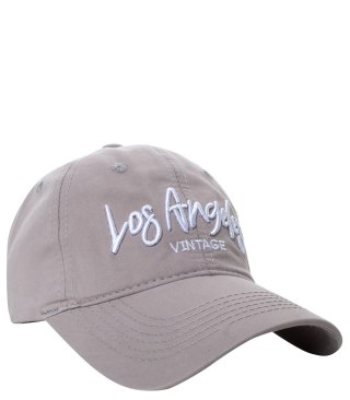 Czapka z daszkiem unisex z haftem LOS ANGELES (Szary)