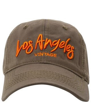 Czapka z daszkiem unisex z haftem LOS ANGELES (Zielony)