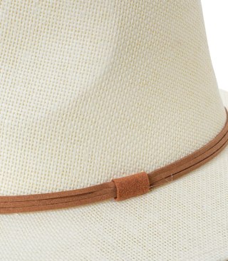 Męski kapelusz Panama z rzemykiem (Ecru) 60 cm