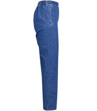 Wygodne elastyczne spodnie na gumkę plus size Eleganckie LAMBADA (Niebieski) 46
