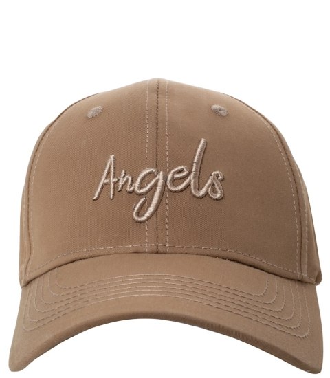 Czapka z daszkiem unisex z haftem ANGELS (Brązowy) Czapka z daszkiem unisex z haftem ANGELS (Brązowy)