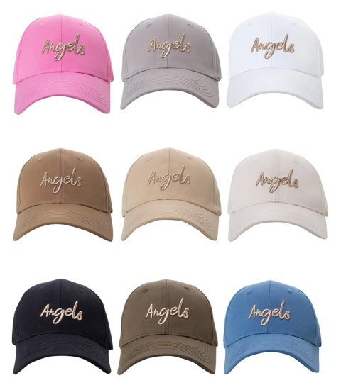 Czapka z daszkiem unisex z haftem ANGELS (Brązowy) Czapka z daszkiem unisex z haftem ANGELS (Brązowy)