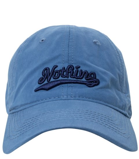 Czapka z daszkiem unisex z haftem NOTHING (Niebieski) Czapka z daszkiem unisex z haftem NOTHING (Niebieski)