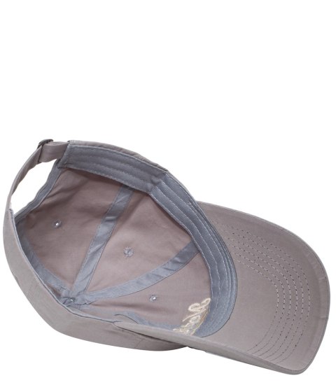 Czapka z daszkiem unisex z haftem NOTHING (Szary)