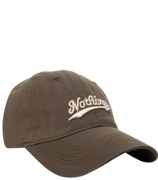Czapka z daszkiem unisex z haftem NOTHING (Zielony)