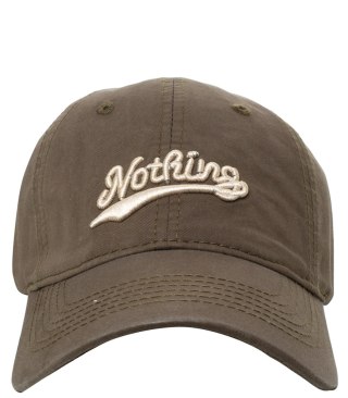 Czapka z daszkiem unisex z haftem NOTHING (Zielony)