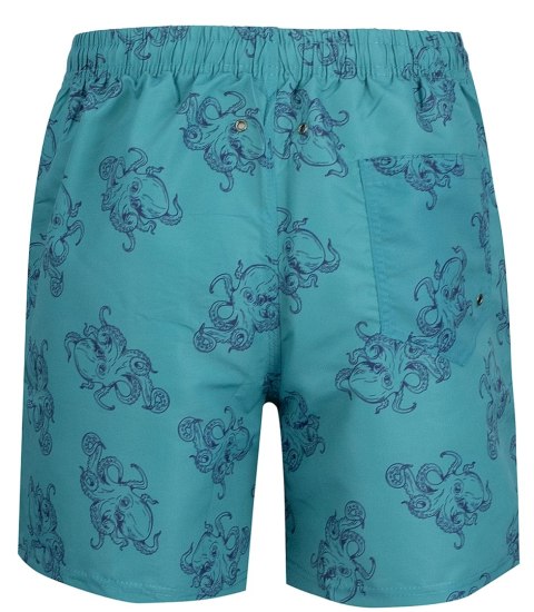 Spodenki szorty kąpielowe w morskie wzory print all over (Zielony || Wielokolorowy) XXL (44) Spodenki szorty kąpielowe w morskie wzory print all over (Zielony || Wielokolorowy) XXL (44)