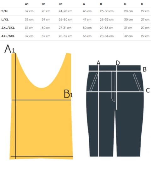 Sportowy prążkowany zestaw legginsy +top szerokie ramiączka MISSY (Różowy) 4XL/5XL
