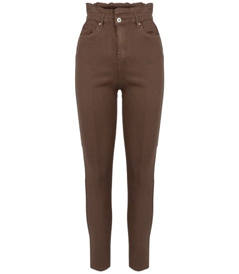 Wygodne elastyczne spodnie JEANSY SKINNY FIT kolorowe Eleganckie ROSE (Brązowy) 38 Wygodne elastyczne spodnie JEANSY SKINNY FIT kolorowe Eleganckie ROSE (Brązowy) 38