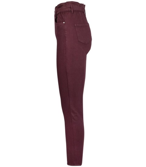 Wygodne elastyczne spodnie JEANSY SKINNY FIT kolorowe Eleganckie ROSE (Czerwony) 40 Wygodne elastyczne spodnie JEANSY SKINNY FIT kolorowe Eleganckie ROSE (Czerwony) 40