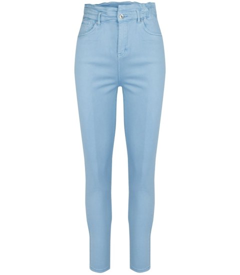 Wygodne elastyczne spodnie JEANSY SKINNY FIT kolorowe Eleganckie ROSE (Niebieski) 42 Wygodne elastyczne spodnie JEANSY SKINNY FIT kolorowe Eleganckie ROSE (Niebieski) 42