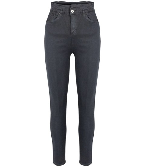 Wygodne elastyczne spodnie JEANSY SKINNY FIT kolorowe Eleganckie ROSE (Szary) 38 Wygodne elastyczne spodnie JEANSY SKINNY FIT kolorowe Eleganckie ROSE (Szary) 38