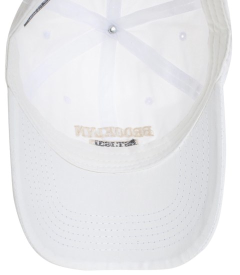 Czapka z daszkiem unisex z haftem BROOKLYN (Biały) Czapka z daszkiem unisex z haftem BROOKLYN (Biały)