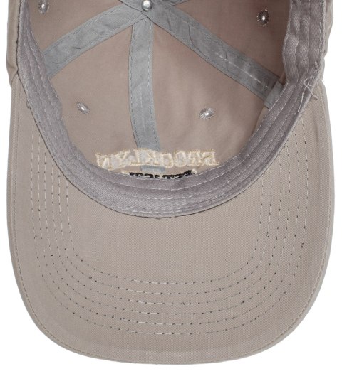 Czapka z daszkiem unisex z haftem BROOKLYN (Szary) Czapka z daszkiem unisex z haftem BROOKLYN (Szary)