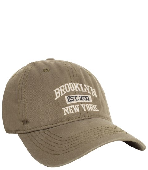 Czapka z daszkiem unisex z haftem BROOKLYN (Zielony) Czapka z daszkiem unisex z haftem BROOKLYN (Zielony)