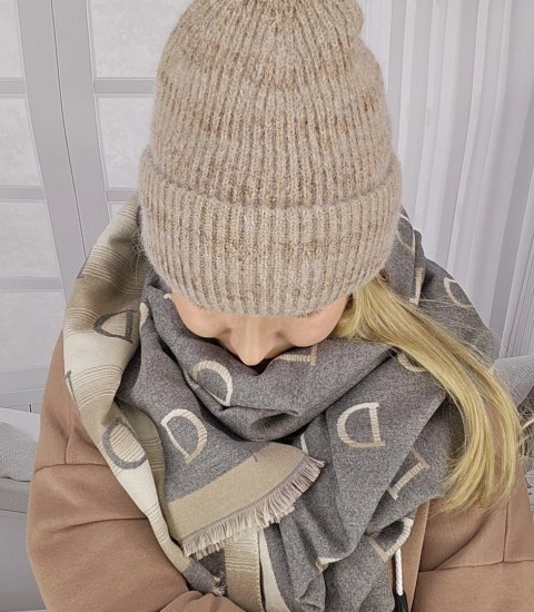 Ciepła czapka damska BEANIE zimowa jesienna jednokolorowa (Brązowy) Ciepła czapka damska BEANIE zimowa jesienna jednokolorowa (Brązowy)